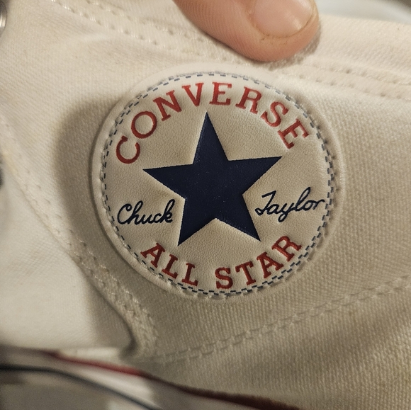 Converse Chuck Taylor All Star White CTAS High Street Mid Shoes Men's Size 12 - Picture 7 of 9